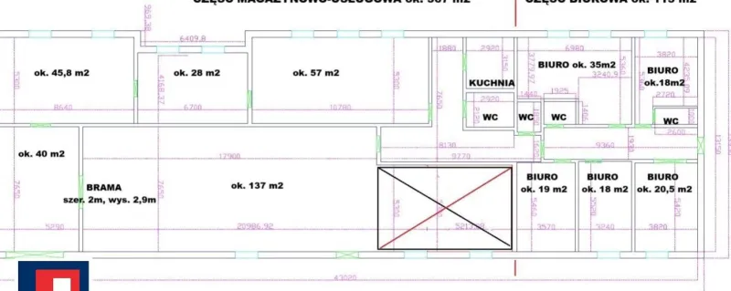 Obiekt usługowy na  wynajem Trzebinia - Trzebinia Górka, lokal usługowo biurowy